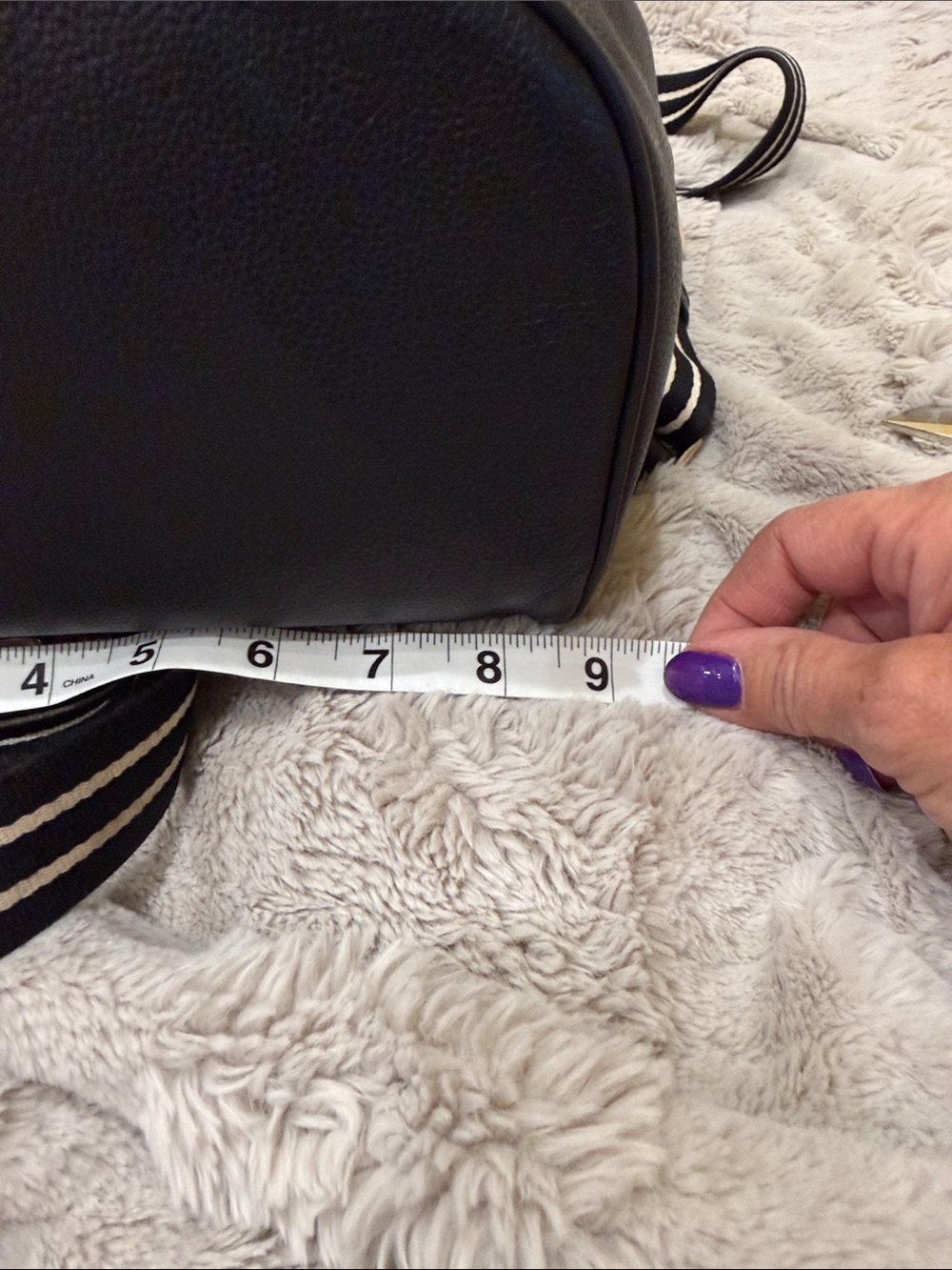 Kate Spade Rosie medium leather flap drawstring back pack nwot - Picture 10 of 16